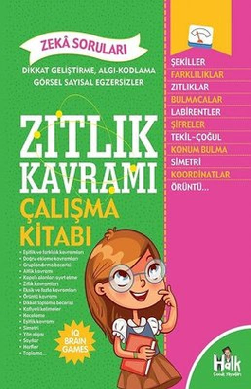 Zıtlık Kavramı Çalışma Kitabı | Halk Kitabevi