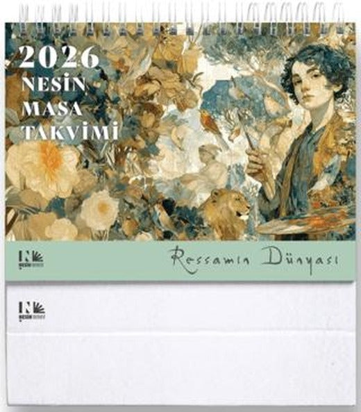 2026 Nesin Masa Takvimi - Ressamın Dünyası | Nesin Yayınevi