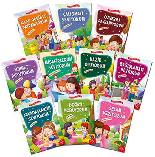 Erdemler Serisi 2 Set - 10 Kitap Takım | Timaş Çocuk