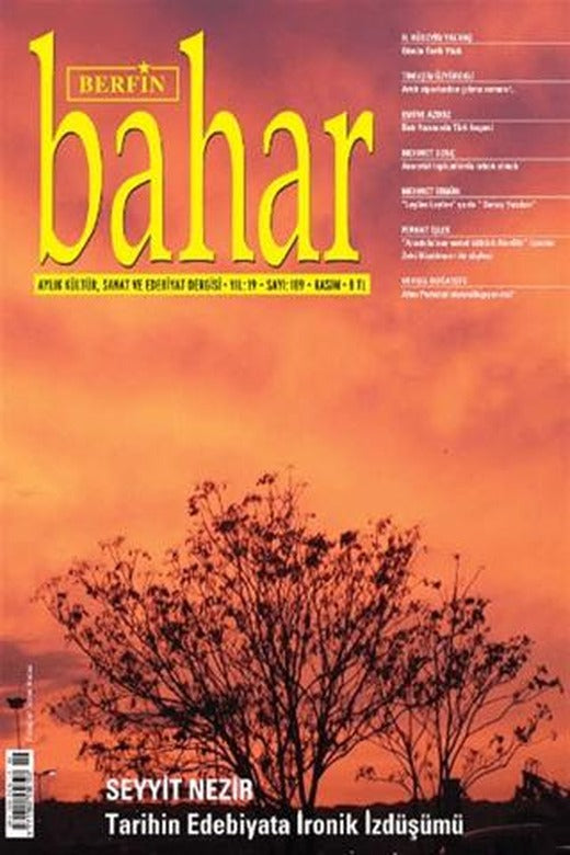 Berfin Bahar Aylık Kültür, Sanat ve Edebiyat Dergisi Sayı: 190 | Berfin Bahar Dergisi (Ciltsiz)
