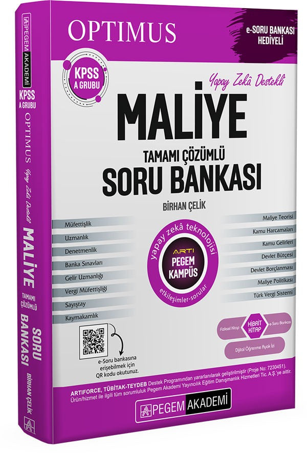 2026 KPSS A Grubu Optimus Maliye Tamamı Çözümlü Soru Bankası