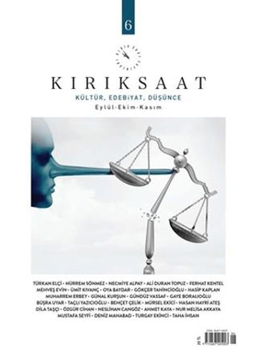 Kırık Saat Kültür, Edebiyat ve Düşünce Dergisi Sayı: 6 Eylül-Ekim-Kasım 2021 | Dipnot Yayınları (Ciltsiz)