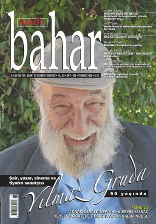 Berfin Bahar Aylık Kültür Sanat ve Edebiyat Dergisi Sayı: 269 Temmuz 2020 | Berfin Bahar Dergisi (Ciltsiz)