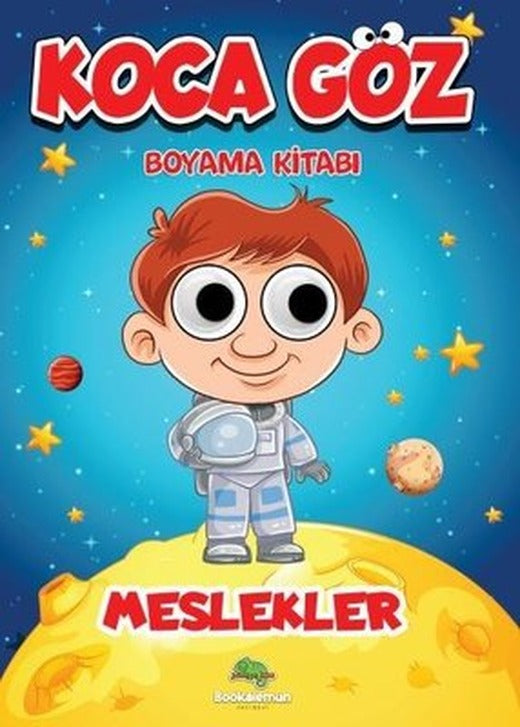 Koca Göz Boyama Kitabı - Meslekler | Bookalemun Yayınları