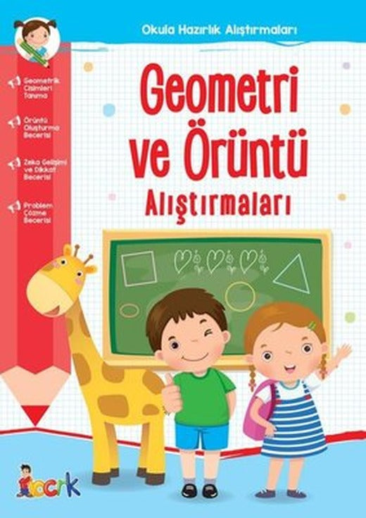 Geometri ve Örüntü Alıştırmaları - Okula Hazırlık Alıştırmaları | Bıcırık Yayınları