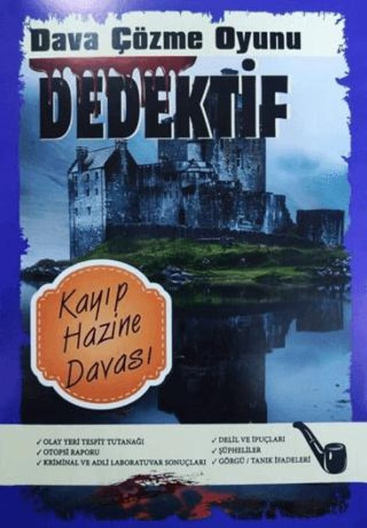 Dedektif Dava Çözme Oyunu - Kayıp Hazine Davası | MT Dedektiflik (Ciltsiz)