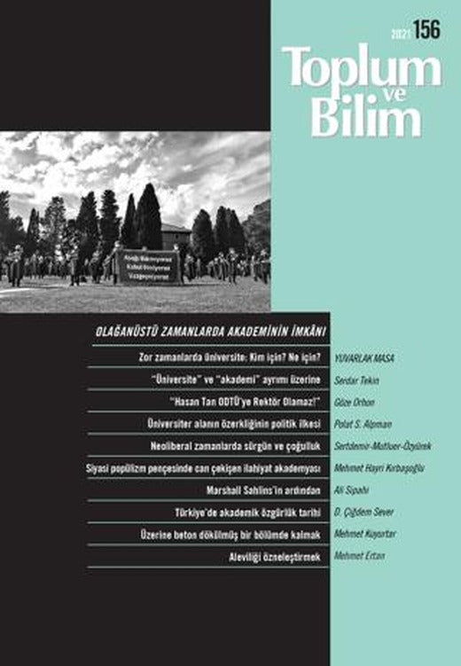 Toplum ve Bilim Dergisi Sayı: 156 | İletişim Yayınevi (Ciltsiz)