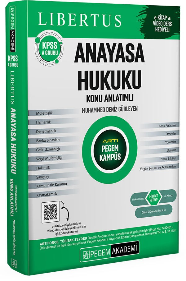 KPSS A Grubu Anayasa Hukuku Konu Anlatımlı | Pegem Akademi Yayıncılık (Ciltsiz)