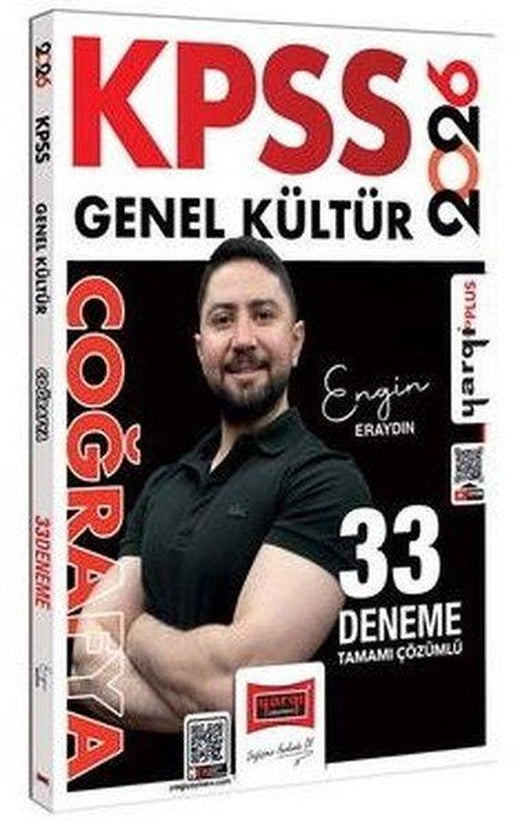 2026 KPSS Genel Kültür Tamamı Çözümlü Coğrafya 33 Deneme | Yargı Yayınları (İnce Kapak)