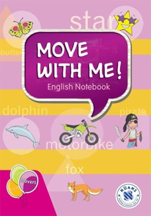 Move with Me! English Notebook | Nüans (İnce Kapak)