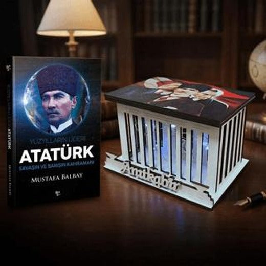 Yüzyılların Lideri Atatürk ve Kocatepe Ahşap Anıtkabir Işıklı Maket | Halk Kitabevi (Ciltsiz)
