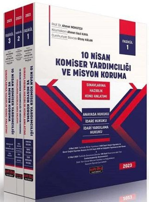 10 Nisan Komiser Yardımcılığı ve Misyon Koruma Konu Anlatımı Modüler Set | Savaş Yayınevi (Ciltsiz)