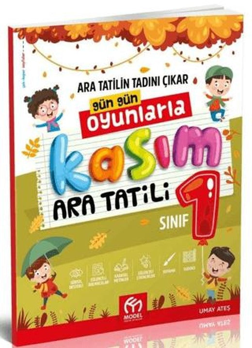 1.Sınıf Kasım Tatil Kitabı | Model Eğitim Yayıncılık (Ciltsiz)