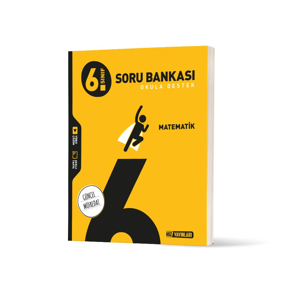 6. Sınıf Matematik Soru Bankası | Hız Yayınları (İnce Kapak)