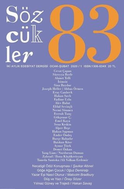 Sözcükler Dergisi Sayı: 83 Ocak - Şubat 2020 | Sözcükler Yayınları (Ciltsiz)