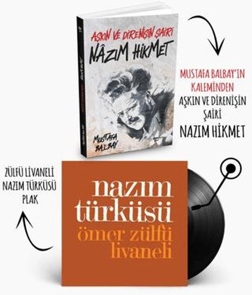 Plaklı Kitaplar - Nazım Hikmet - Nazım Türküsü Plak | Plak (Ciltsiz)