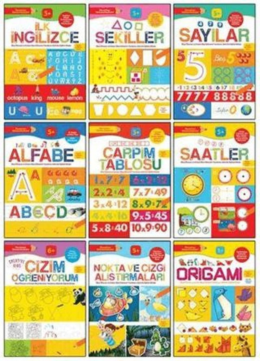 Keşfet ve Öğren Seti (9 Kitap Takım) | Pogo Çocuk (Ciltsiz)