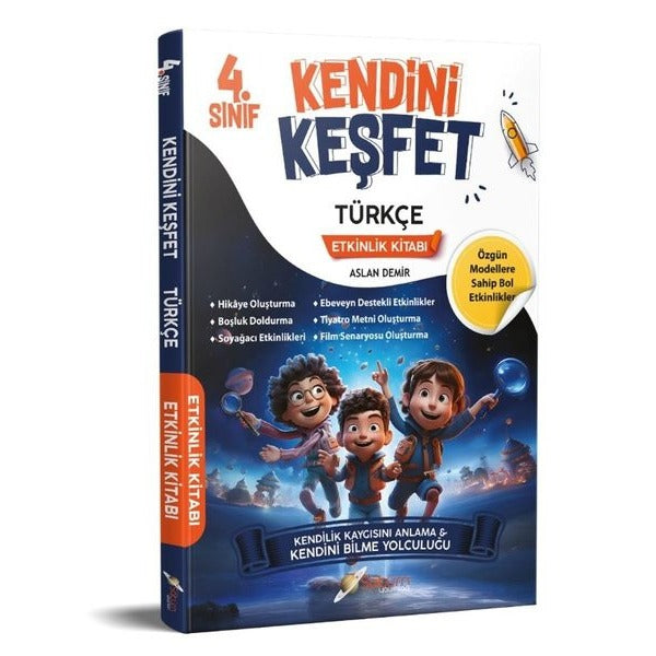 4. Sınıf Kendini Keşfet Türkçe Etkinlik Kitabı | Satürn Yayınları (İnce Kapak)