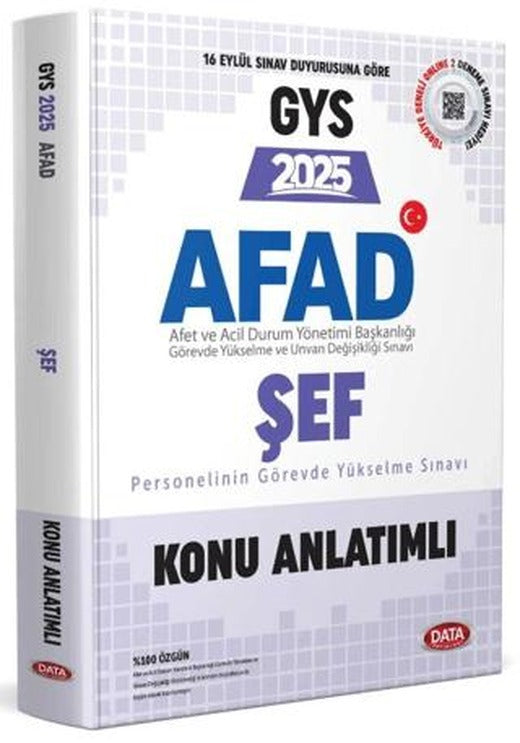 AFAD Şef 2025 GYS Konu Anlatımlı