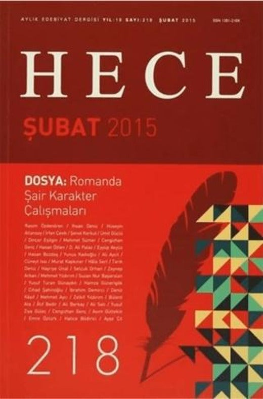 Hece Aylık Edebiyat Dergisi Yıl: 19 Sayı: 218 / Şubat 2015 | Hece Dergisi (Ciltsiz)