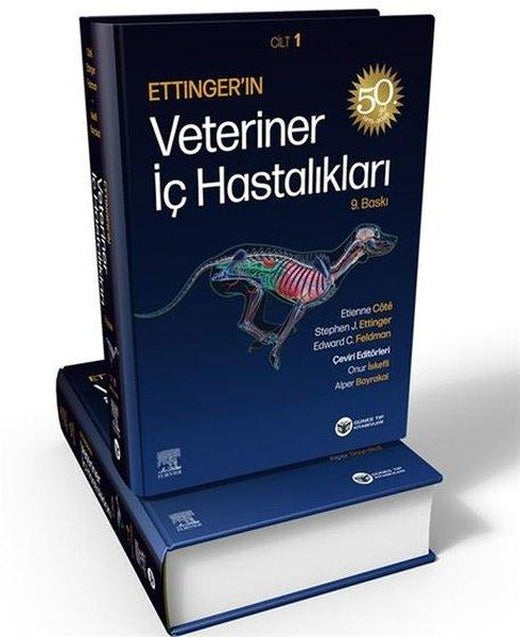 Ettinger'in Veteriner İç Hastalıkları 2 Kitap Takım - 50. Yıl Özel Baskısı | Güneş Tıp Kitabevleri (Ciltli)