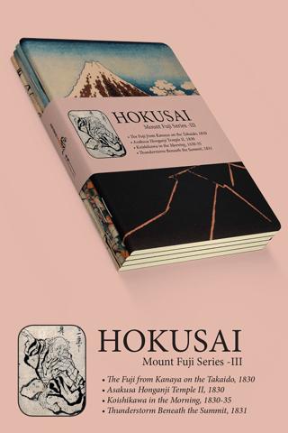 Hokusai - Moun Fuji Series III | Retronote - Resim 1