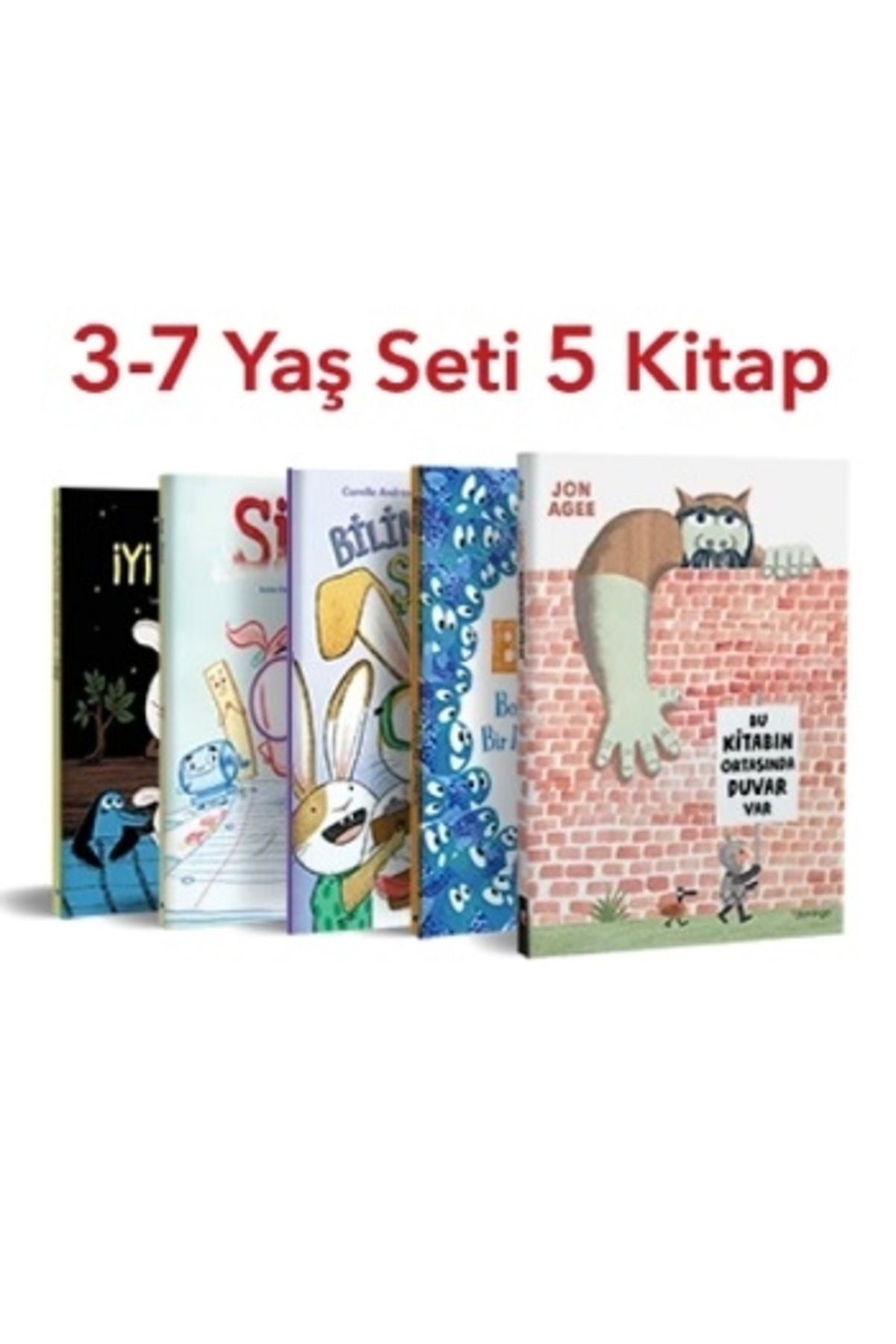 3-7 Yaş Seti (5 Kitap) | Domingo Yayınevi (Ciltsiz)