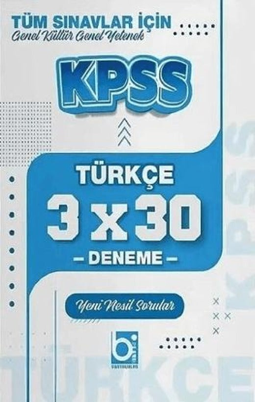 KPSS Türkçe 3x30 Deneme