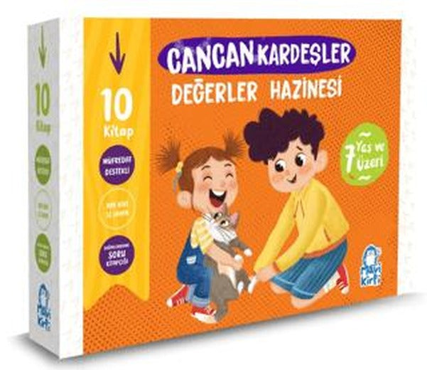 Cancan Kardeşler Değerler Hazinesi – 2. Sınıf Hikaye Seti (10 Kitap) | Mavi Kirpi Yayınları (Ciltsiz)