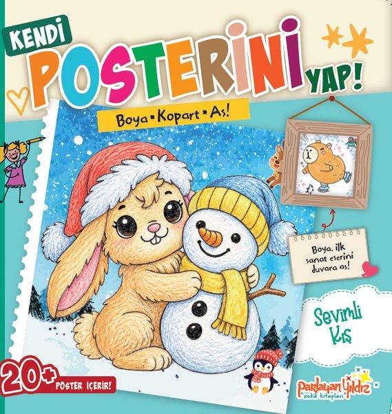 Sevimli Kış - Boya Kopart As! Kendi Posterini Yap! | Parlayan Yıldız (İnce Kapak)  - Resim 1