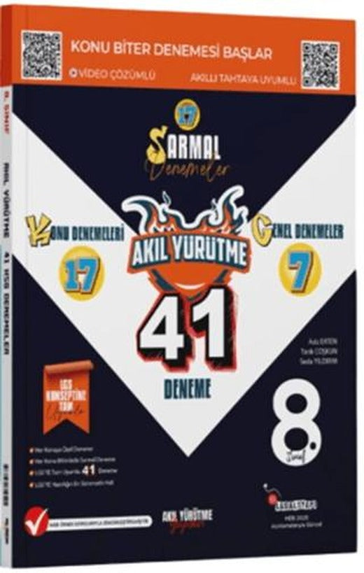 8. Sınıf Konu ve Genel 17 x 7 Denemeleri | Akıl Yürütme Yayınları (Ciltsiz)