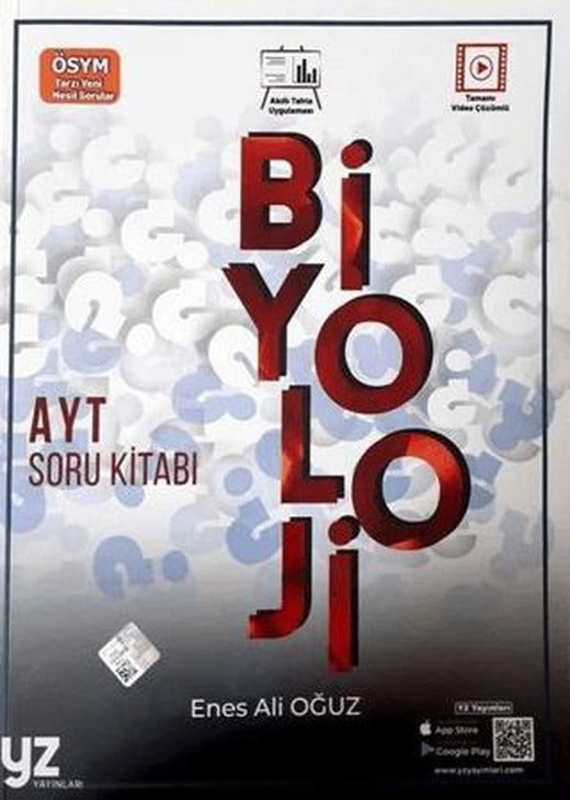 AYT Biyoloji Soru Kitabı | YZ Yayınları (Ciltsiz)