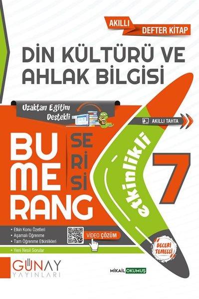 7. Sınıf Bumerang Etkinlikli  Din Kültürü Ve Ahlak Bilgisi | Günay Yayıncılık (İnce Kapak)  - Resim 1