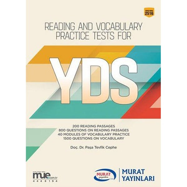 Reading and Vocabulary Practice Tests for YDS 2516