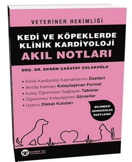 Kedi ve Köpeklerde Klinik Kardiyoloji Akıl Notları | Güneş Tıp Kitabevleri (İnce Kapak)