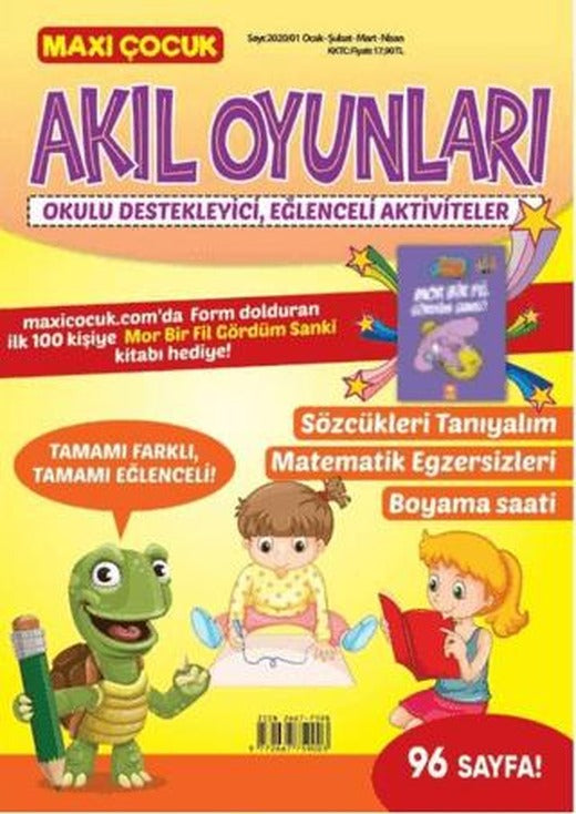Maxi Çocuk Akıl Oyunları 1 | Maxi Yayıncılık (Ciltsiz)