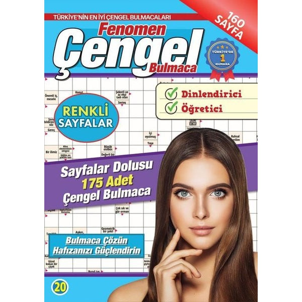 Fenomen Çengel Bulmaca 20 | Maxi Yayıncılık (İnce Kapak)