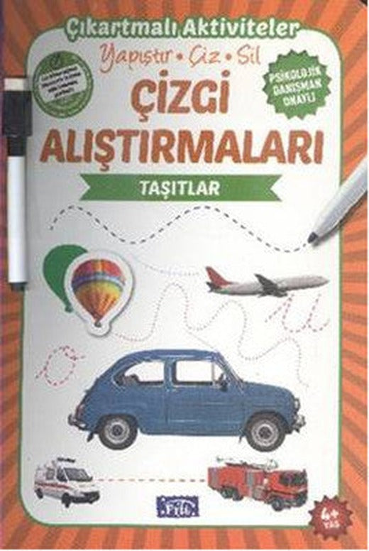Çizgi Alıştırmaları - Taşıtlar | Parıltı Yayınları