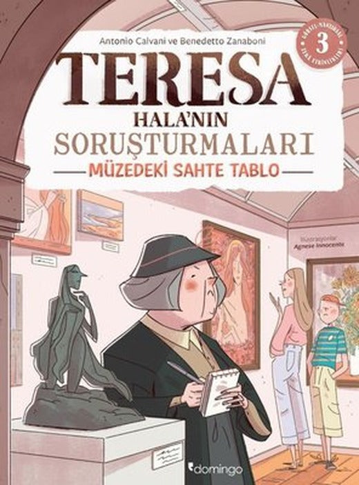 Görsel Mantıksal ve Bilişsel Beceri Etkinlikleri (7-9 Yaş) - Teresa Halanın Soruşturmaları 3 (Çıkartmalı) | Domingo Yayınevi