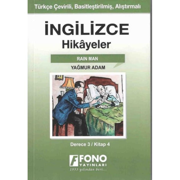 Yağmur Adam-İngilizce Hikayeler Derece 3 Kitap 4 | Fono Yayınları (İnce Kapak)