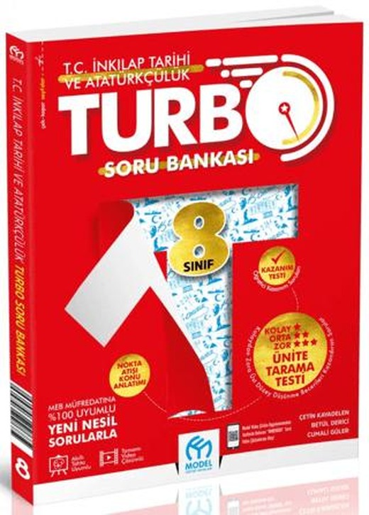 8. Sınıf Turbo İnkılap Tarihi Soru Bankası | Model Eğitim Yayıncılık (Ciltsiz)
