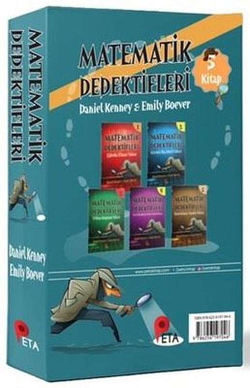 Matematik Dedektifleri Seti - 5 Kitap Takım - Defter Hediyeli | Peta (İnce Kapak)