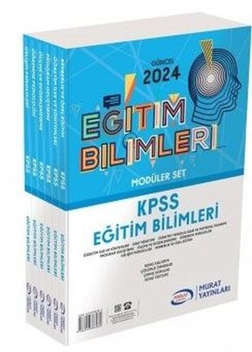 2024 KPSS Modüler Set Eğitim Bilimleri Konu Anlatımı | Murat Yayınları (İnce Kapak)