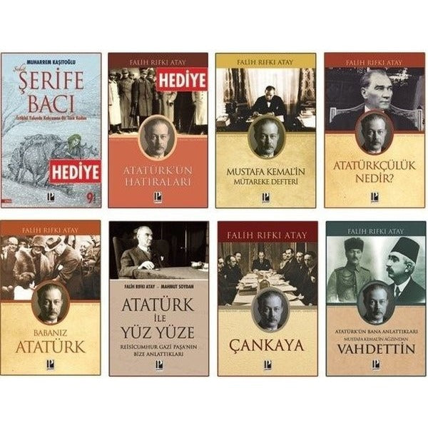 Atatürk Kitapları Seti - 8 Kitap Takım | Pozitif Yayıncılık (İnce Kapak)