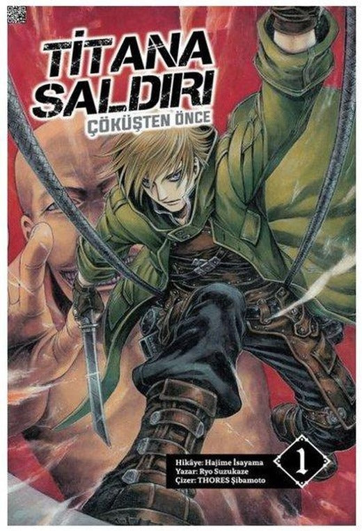 Titana Saldırı - Çöküşten Önce Cilt 1 Novel | Komik Şeyler (İnce Kapak)