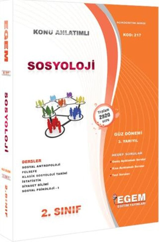 2. Sınıf Sosyoloji Konu Anlatımlı Soru Bankası-güz Dönemi (3. Yarıyıl)