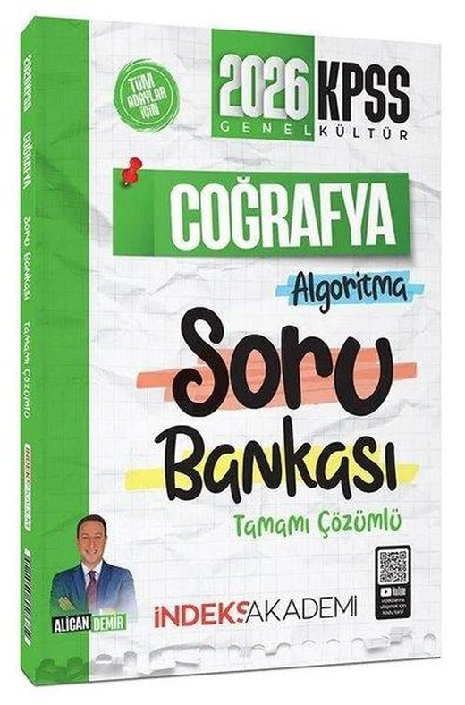 2026 KPSS Coğrafya Algoritma Soru Bankası Çözümlü | İndeks Akademi (İnce Kapak)