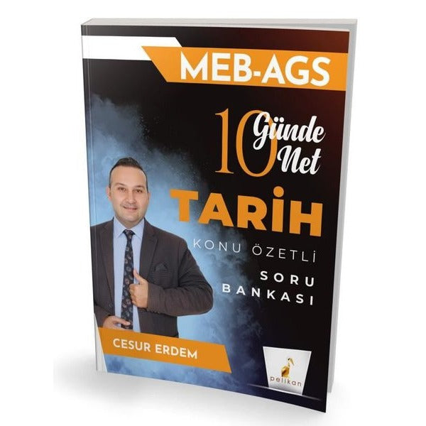 MEB - AGS 10 Günde10 Net Tarih Konu Özetli Soru Bankası | Pelikan Yayınları (İnce Kapak)