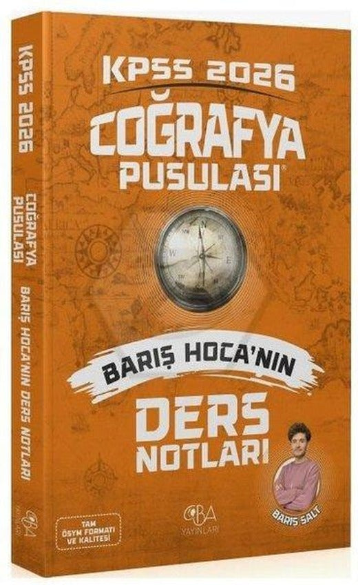 2026 KPSS Coğrafya Pusulası Ders Notları | CBA Yayınları (İnce Kapak)