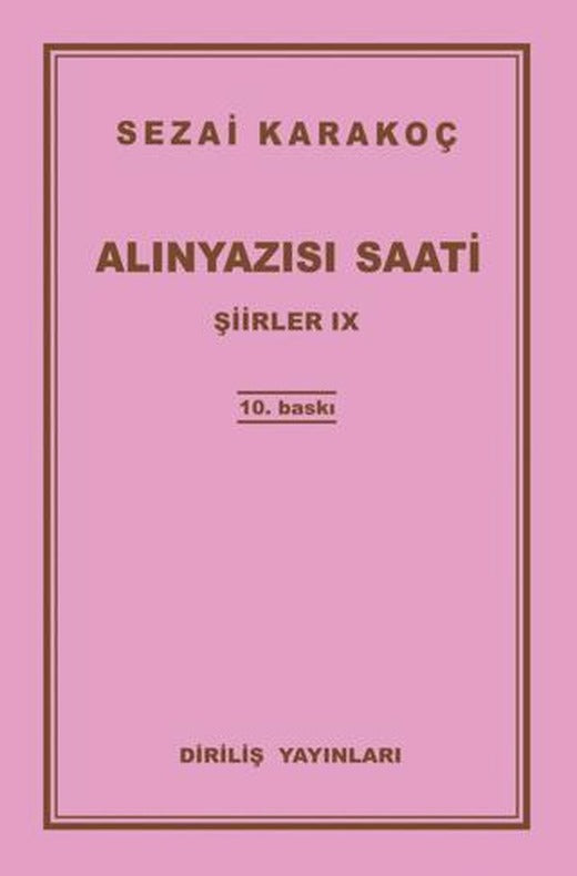 Şiirler 9: Alınyazısı Saati | Diriliş Yayınları (Ciltsiz)
